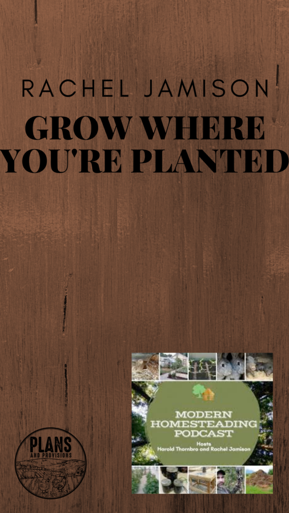 P&P 022: Grow Where You’re Planted with Rachel Jamison