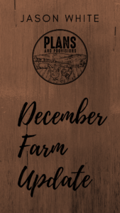 P&P 31: December Farm Update